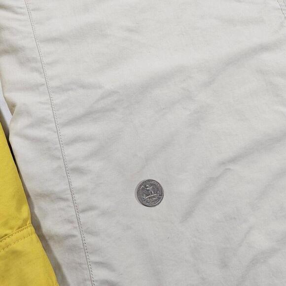 Vintage COACH Mountain Parka Mens Size XL Jacket Beige And Yellow - Picture 12 of 15